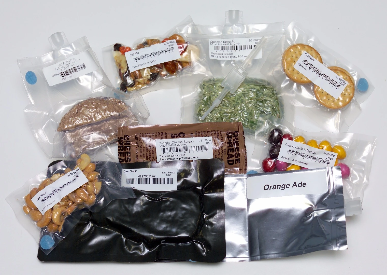 ISS meals have more variety because of more space and proximity to Earth