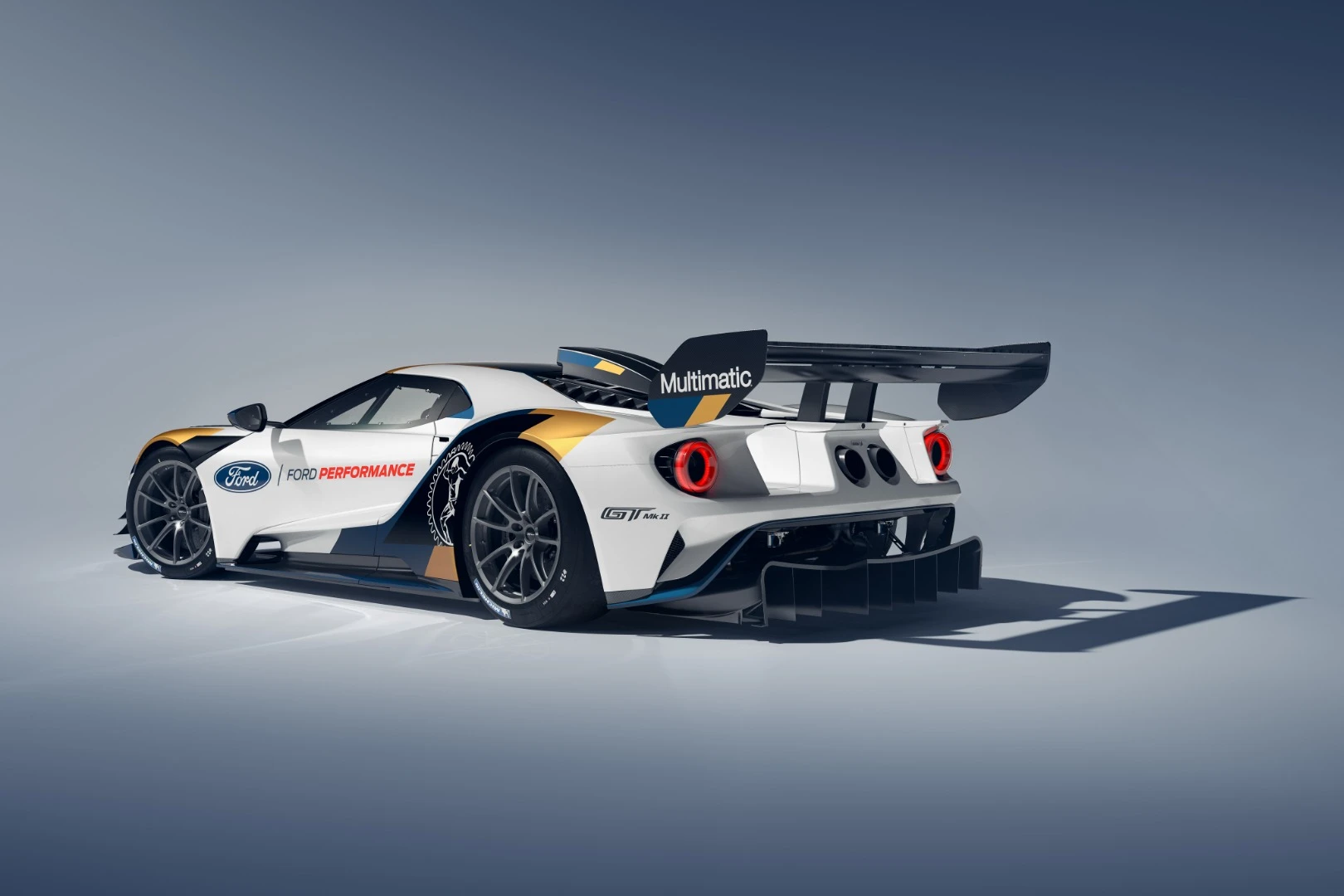 Ford says the aero package of the Ford GT Mk II produces 400 percent more downforce
