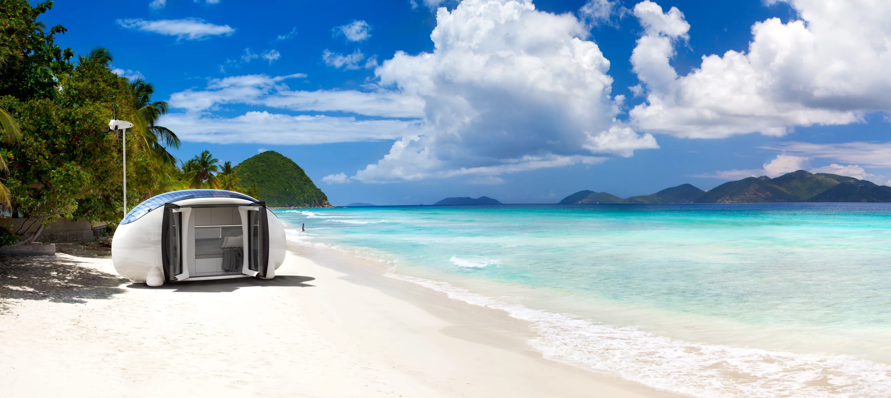 The Ecocapsule NextGen is designed to operate off the grid