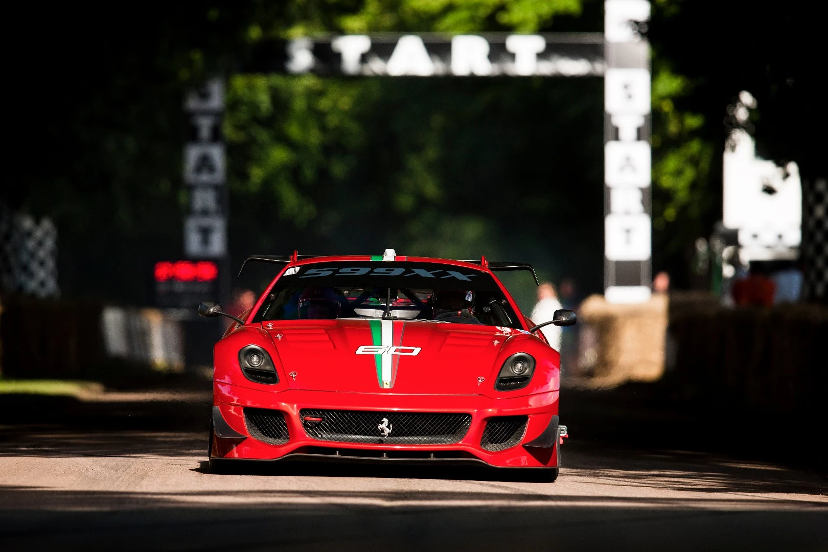Ferrari's 599XX showing off its Italian heritage