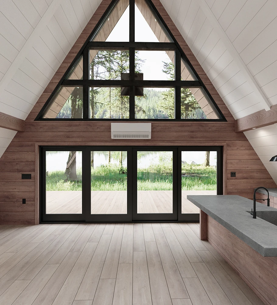 The Ayfraym has generous glazing
