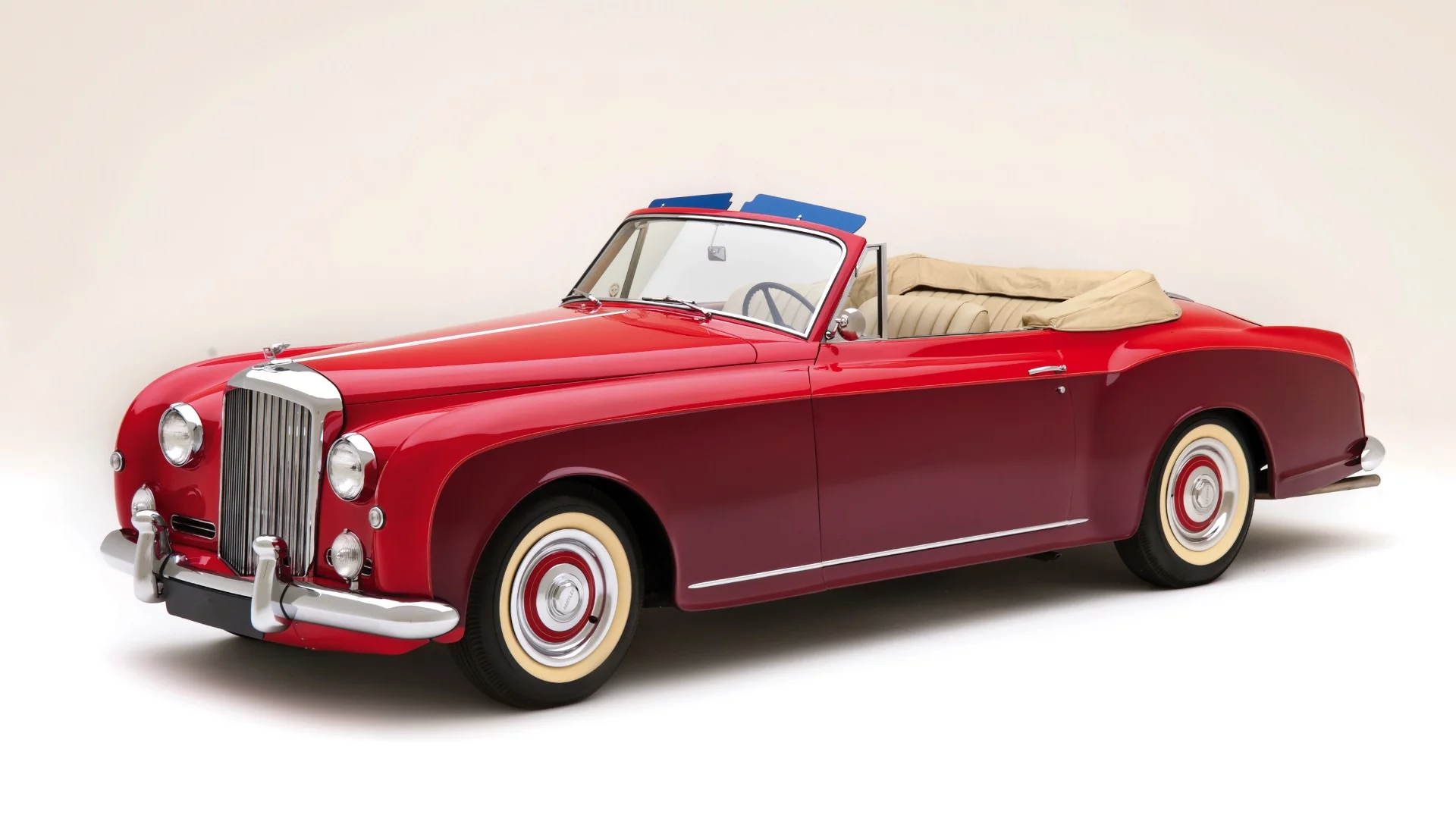 This 1956 Bentley S1 Continental Drophead Coupe by Park Ward is estimated to sell for between $900,000 and $1,200,000