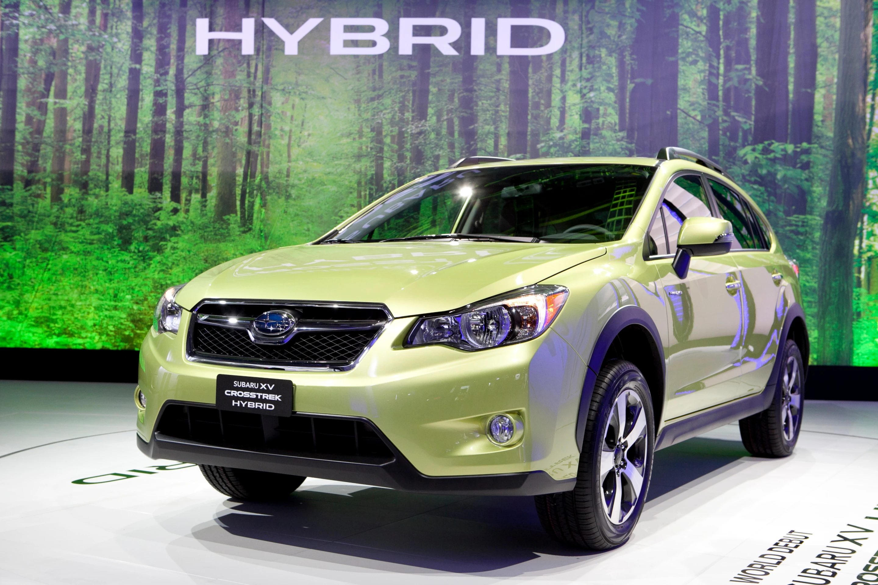 The XV Crosstrek Hybrid debuts in New York