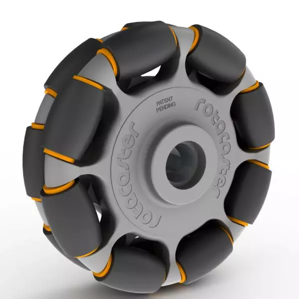 Rotacaster wheels let you roll or rotate in any direction