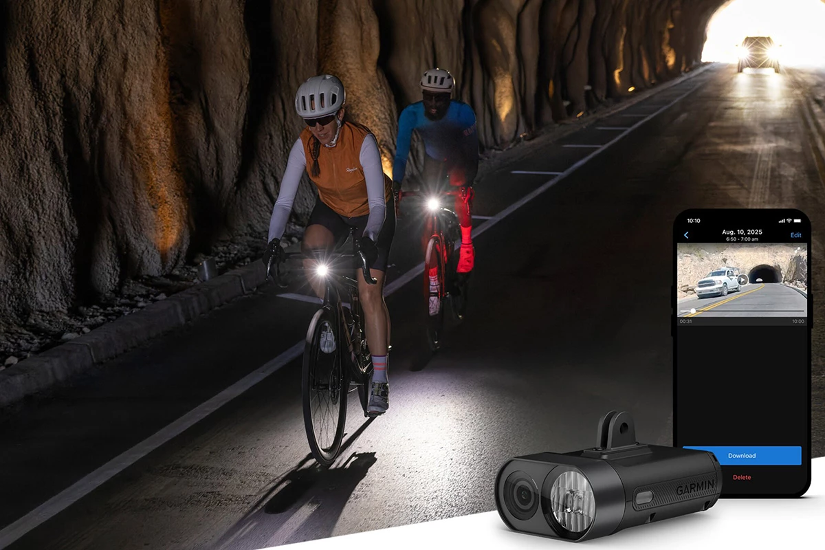 Garmin's Varia Vue combines a powerful 600-lumen front-facing light with a 4K dashcam that pairs with its mobile app