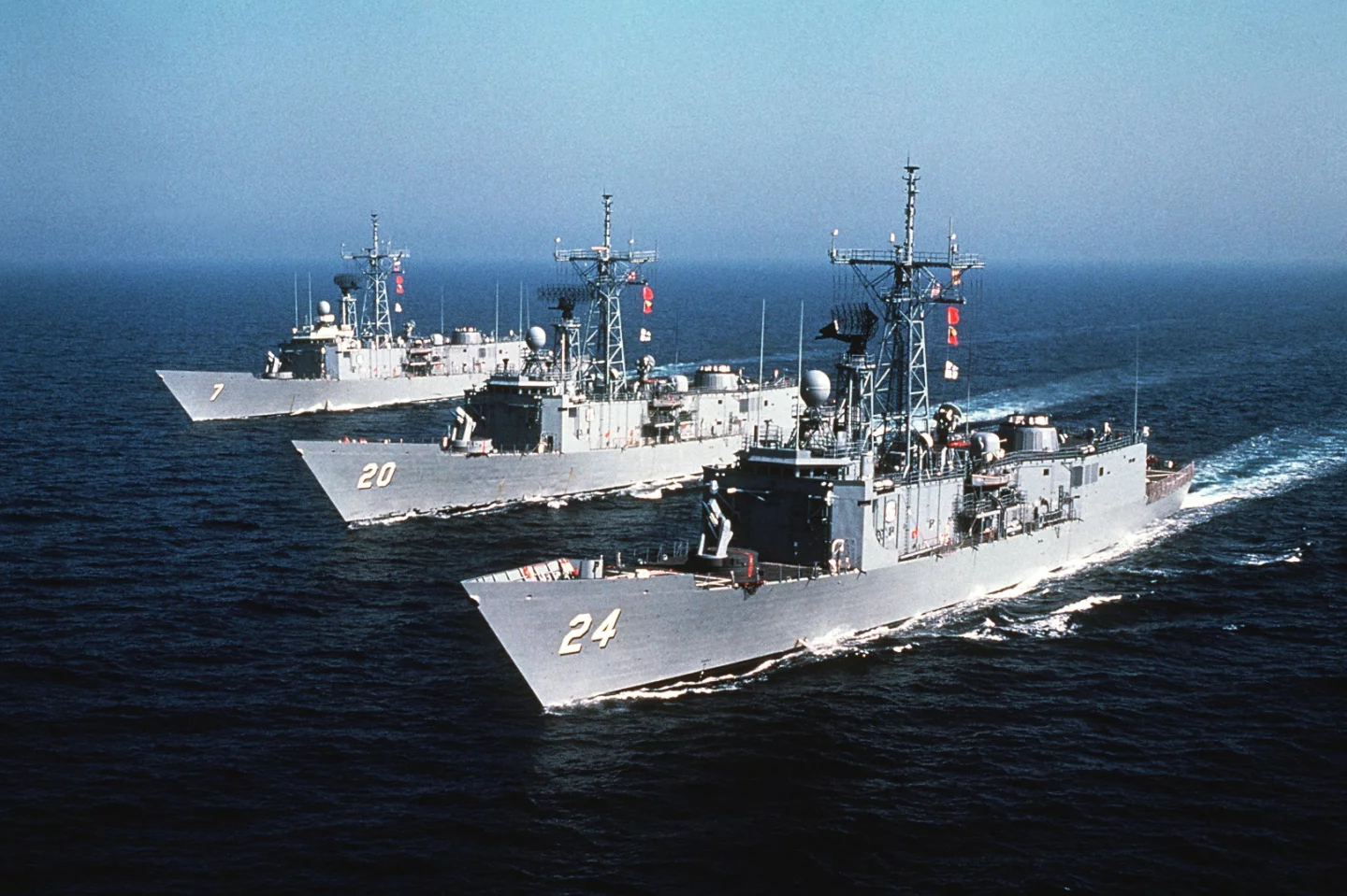 The Oliver Hazard Perry class was the last frigate in the US Navy