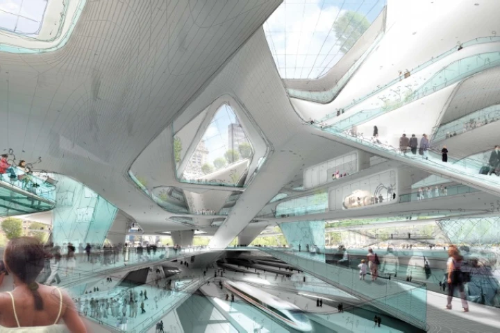 Interior view of Penn Station by DS+R Design (Image: DS+R Design)
