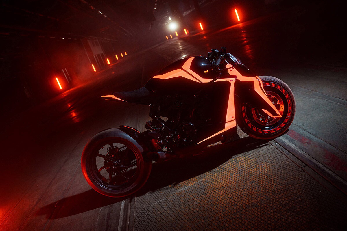 205-hp 'hyperbike' looks like a cyberpunk outlaw's getaway vehicle