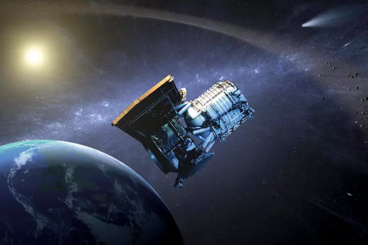 Engineers will bring WISE out of hibernation in September to hunt potentially dangerous asteroids (Image: NASA/JPL-Caltech)