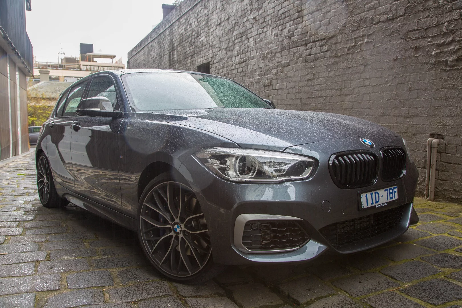 The M140i is rear-driven, where most of its rivals are all- or front-wheel drive