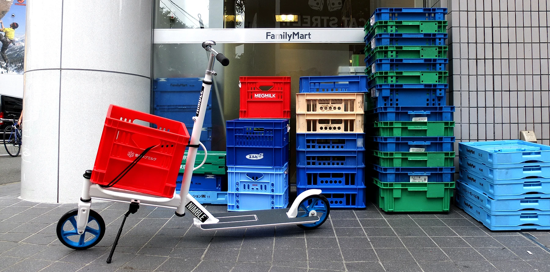 The Urban can carry boxes, crates, bags and more