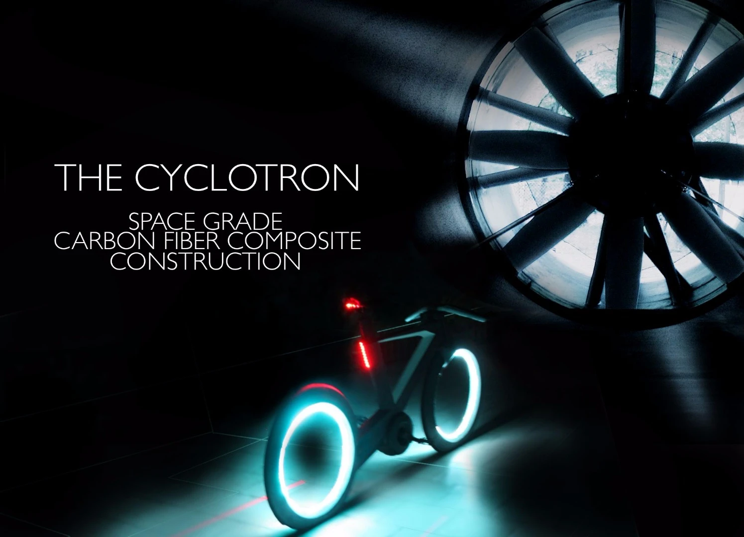 Carbon fiber has been used for the bike's construction