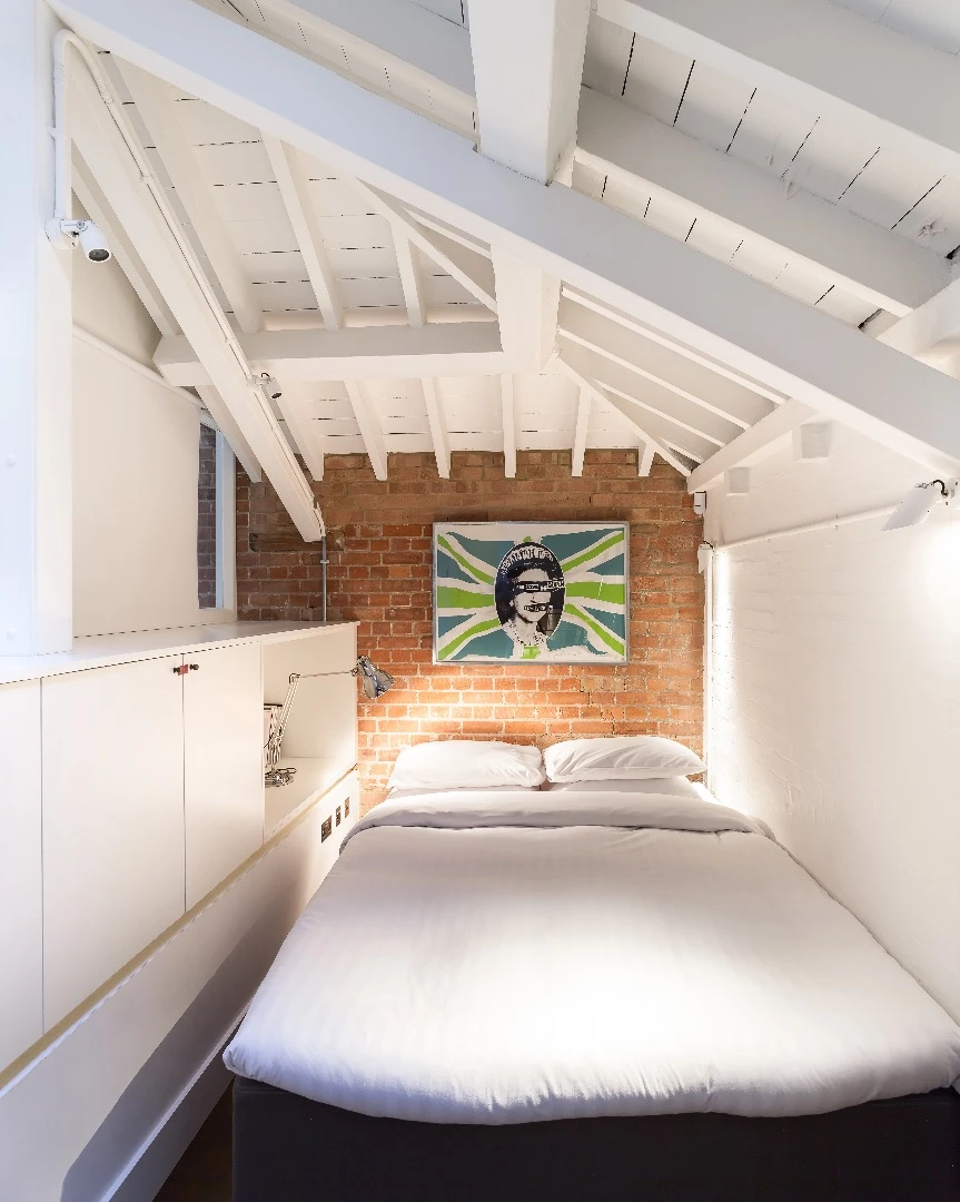 Inside one of the Cooperage's bedrooms