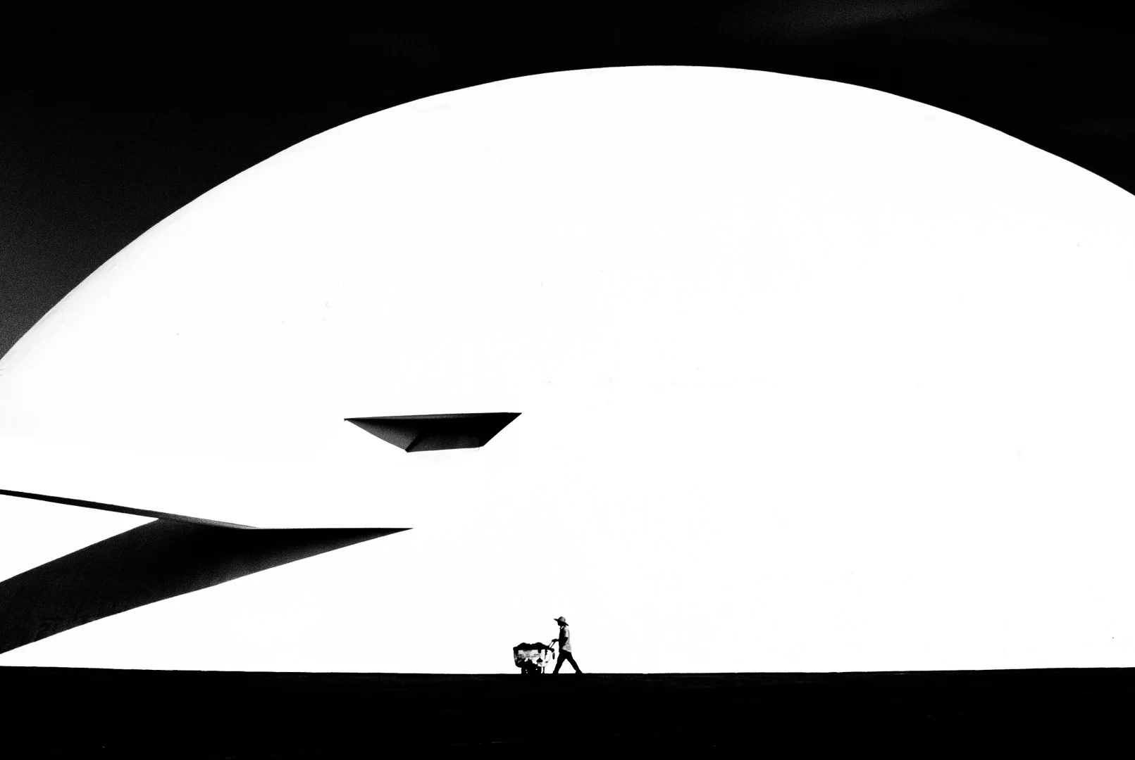 National Museum of Brasilia, Brazil (2017). Work of the famous architect Oscar Niemeyer