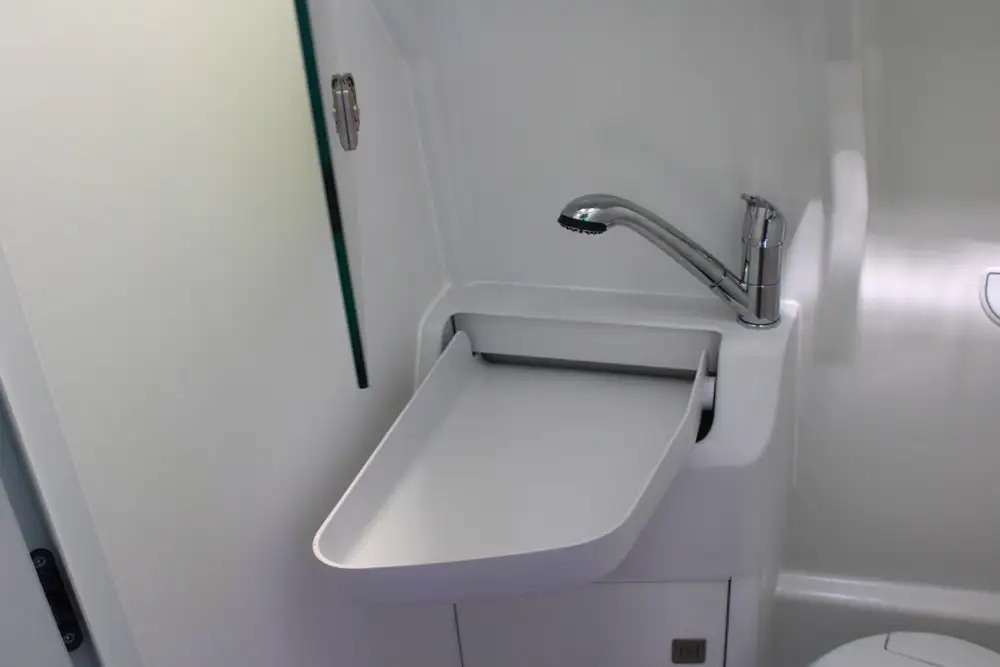 VW Grand California wet bath sink