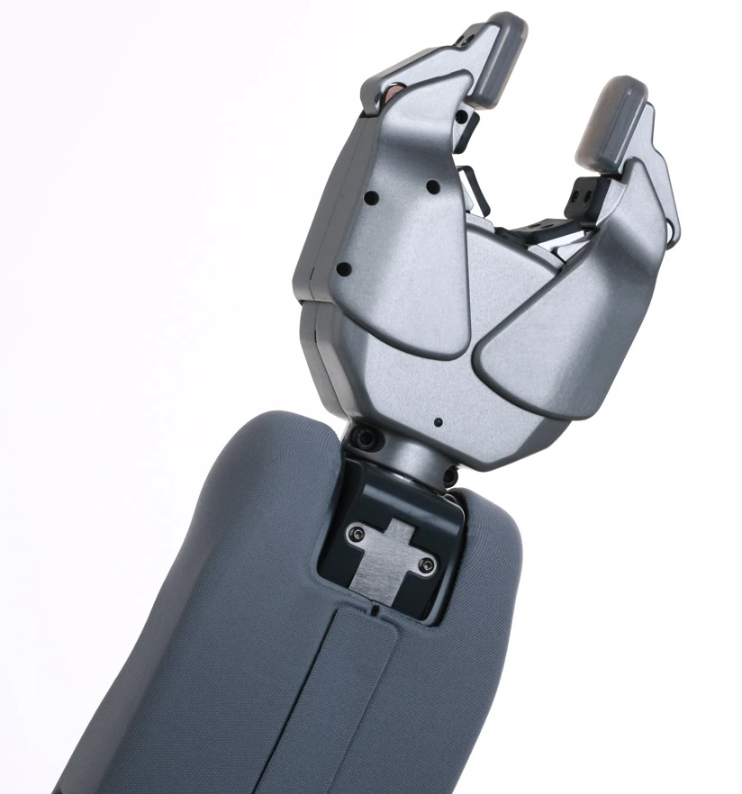 PR2 Gripper capable of parallel grips, cylindrical grips with sensors including gripper tip pressure sensor arrays and a 3 axis accelerometer
