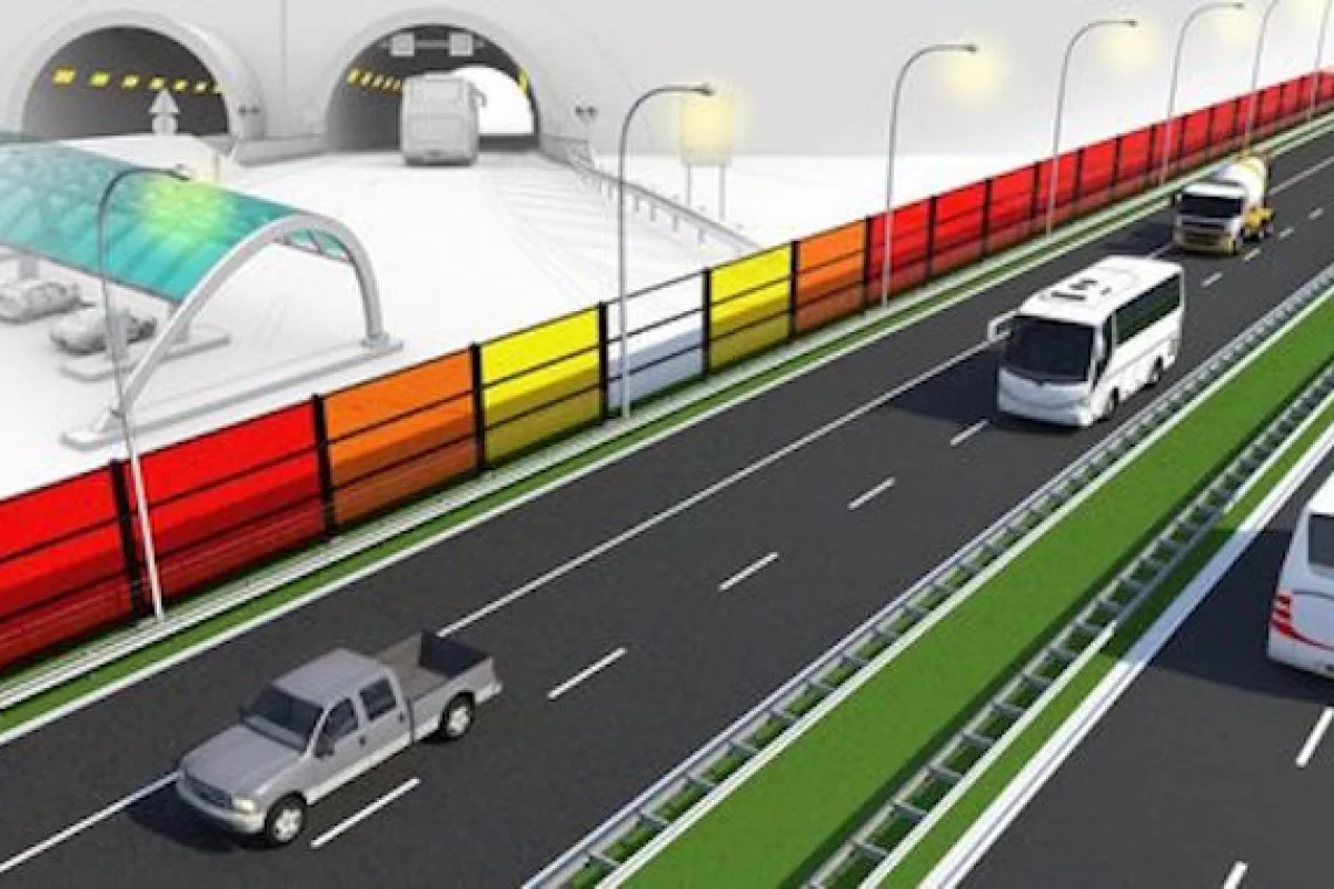 Solar technology developed by Michael Debije at the Eindhoven University of Technology is being tested in noise barriers along the A2 highway in the Netherlands