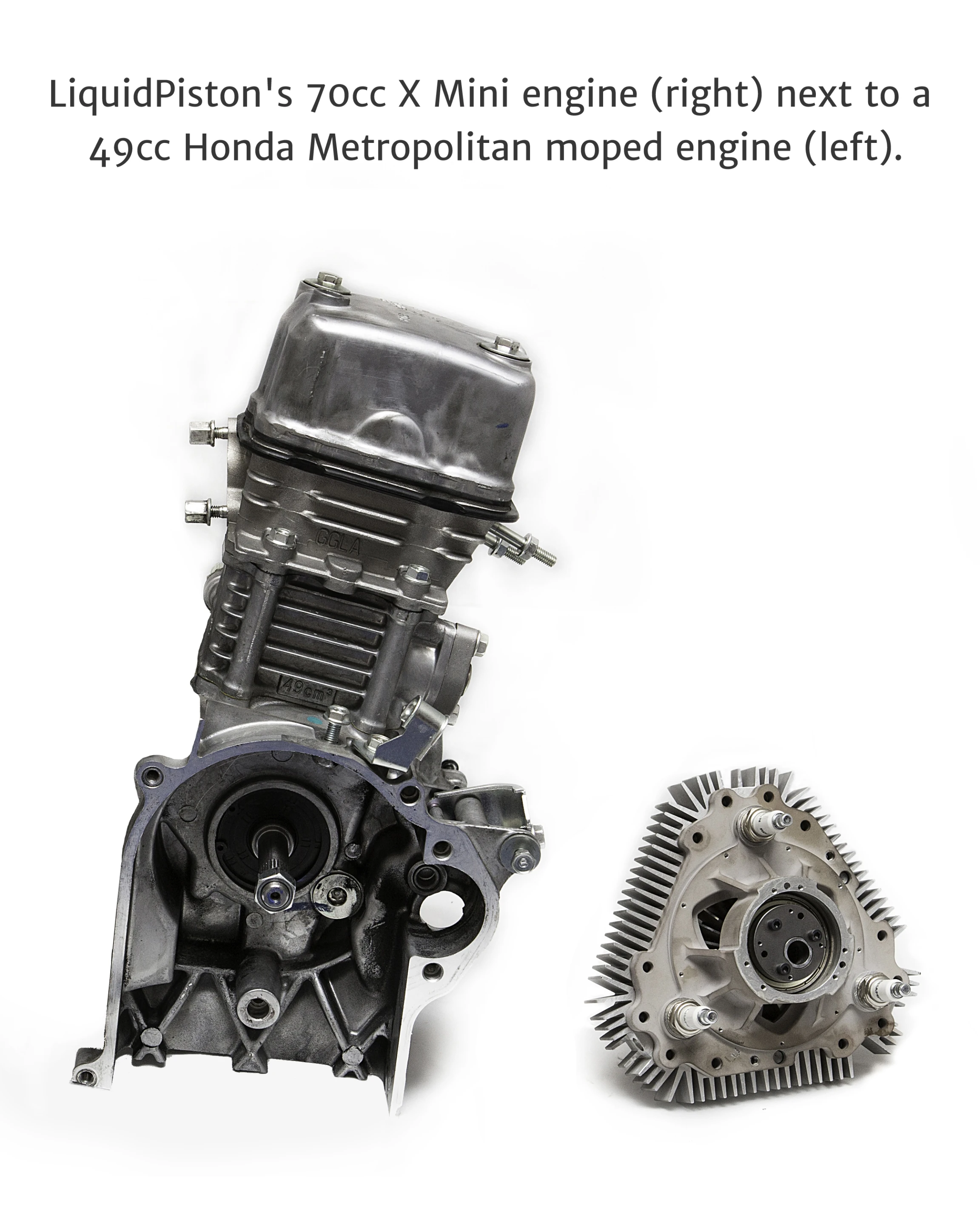 A 40 bhp moped engine and the X Mini