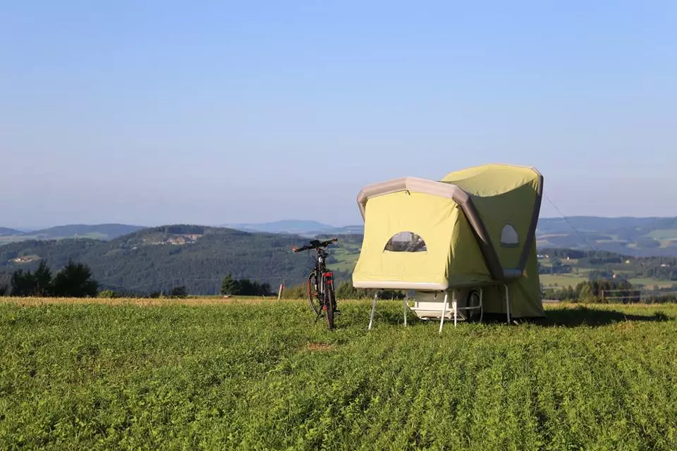 The B-Turtle all ready to spend the night