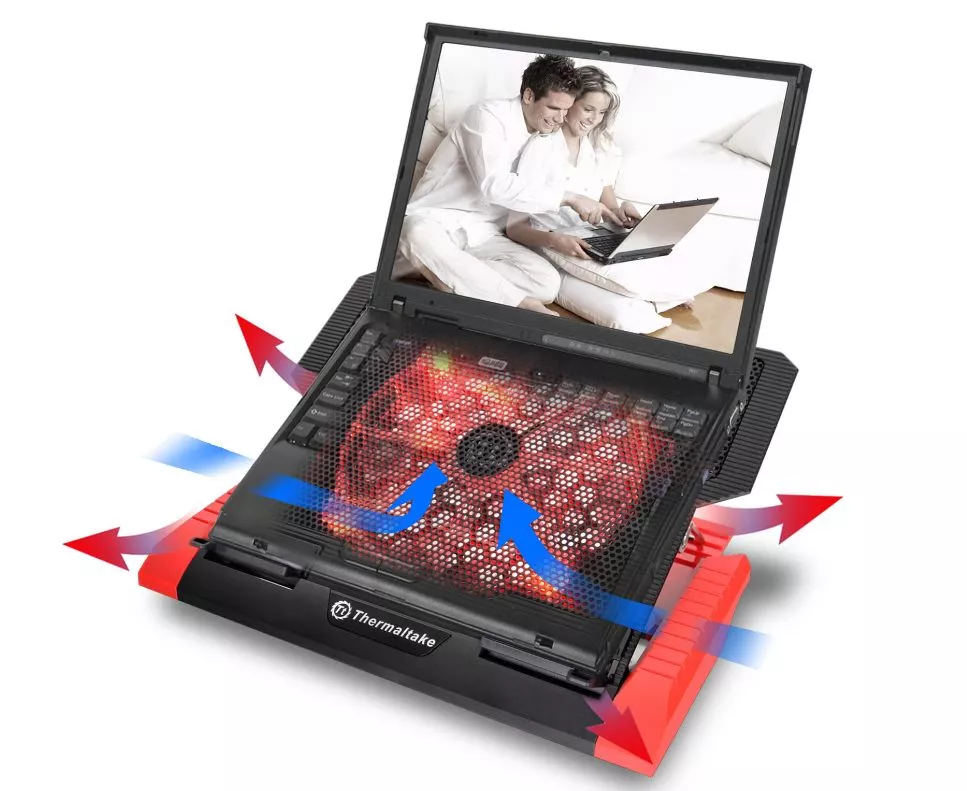 Thermaltake Massive 23 GT Cooler is tailored for laptops up to 17 inch