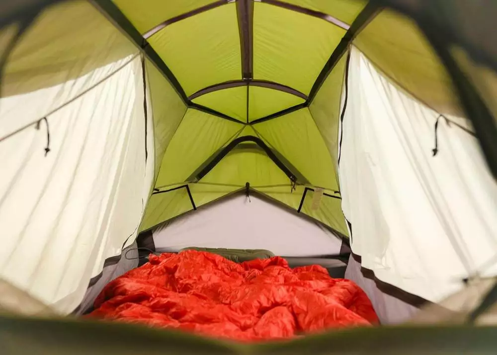 Inside, the Sunda 2.0 has four side pockets and a 40-in roof that stretches the tent's full length