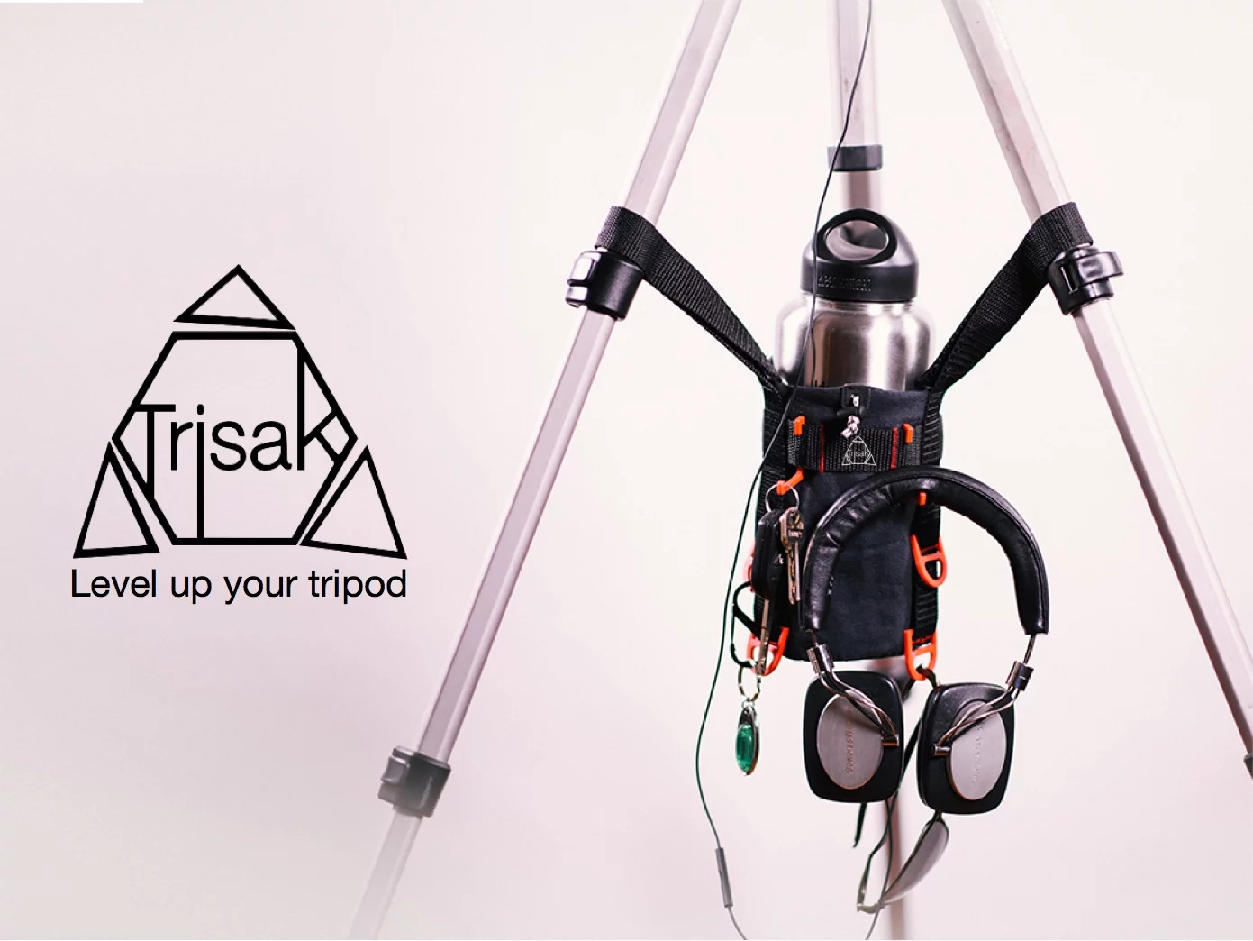 Trisak - clips allow you to hang headphones and sunnies