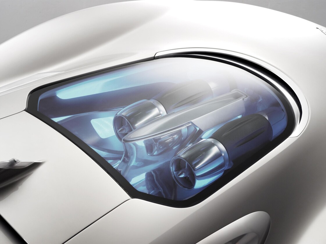 Jaguar's C-X75 concept four-wheel drive electric supercar