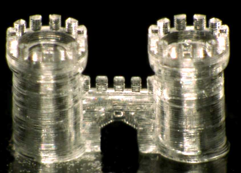 A castle created using the new technique