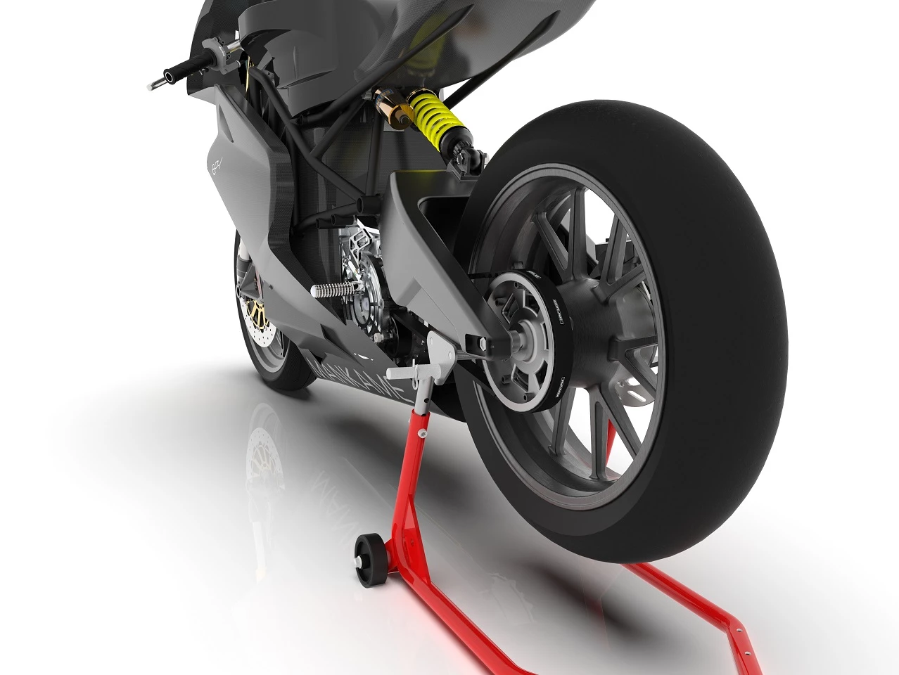 The Mankame EP-1 will come with either a Showa or an Öhlins rear shock
