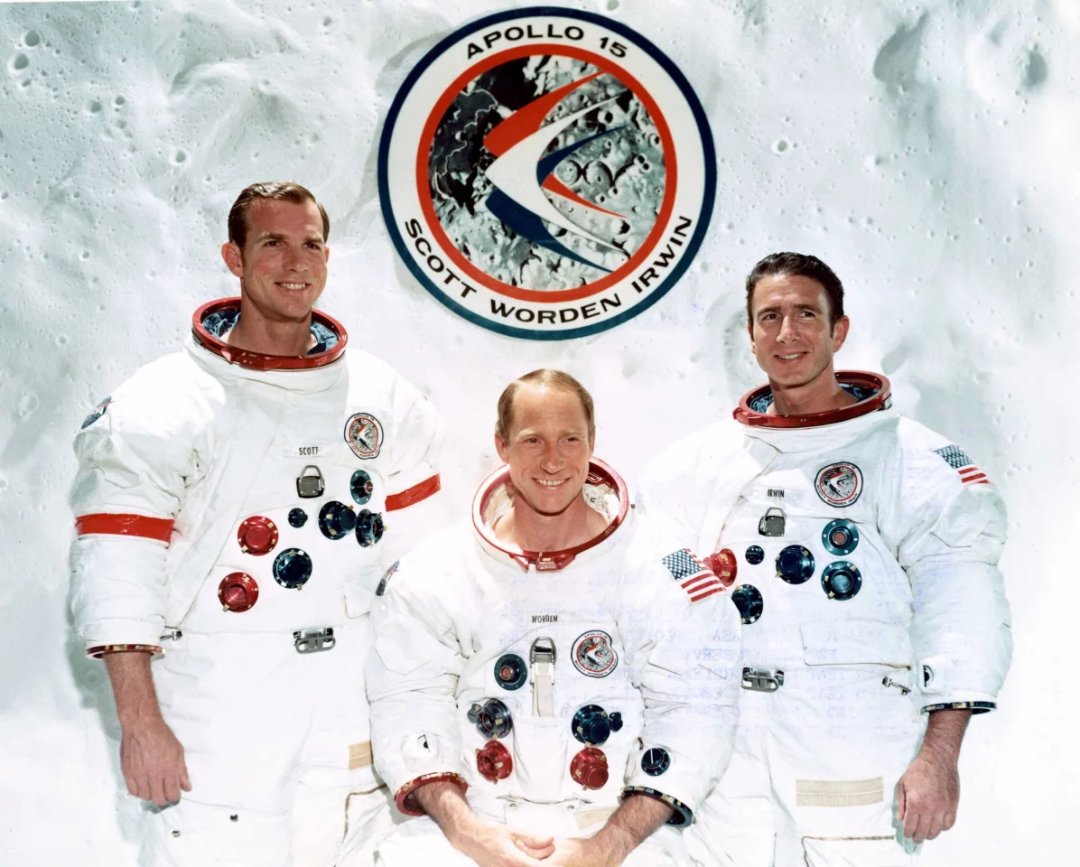 The crew of Apollo 15
