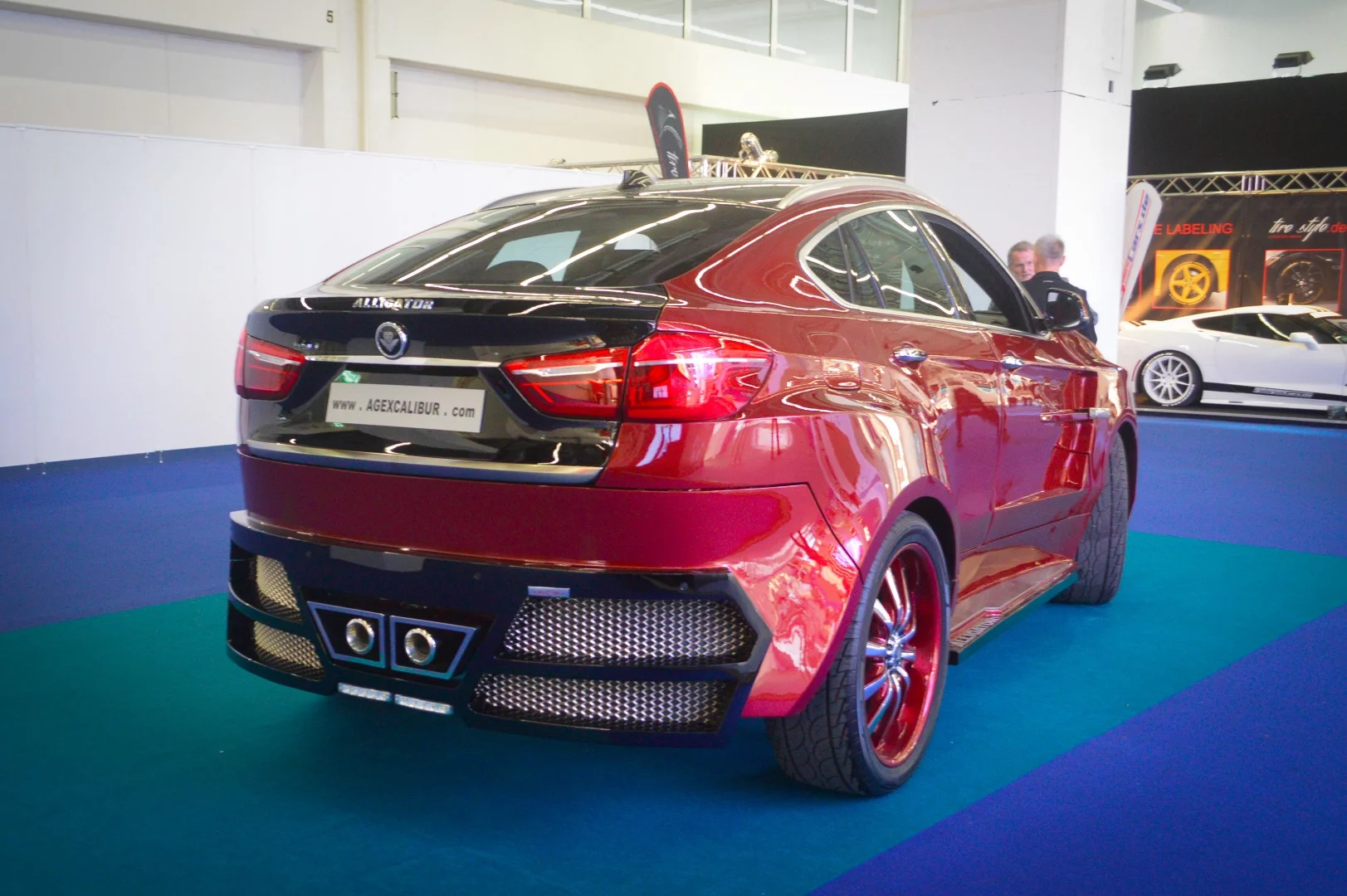 This AG Excalibur Alligator BMW X6 wide body kit had to be the most monstrously oversized vehicle we saw at Frankfurt
