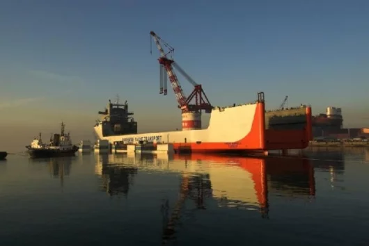 Dockwise's new Yacht Express carrier is launched.