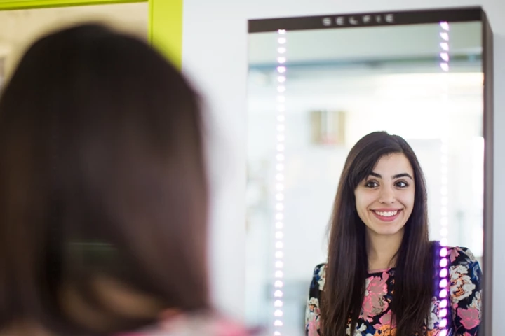 iStrategyLabs has built a mirror that takes photos of people and then posts them to Twitter