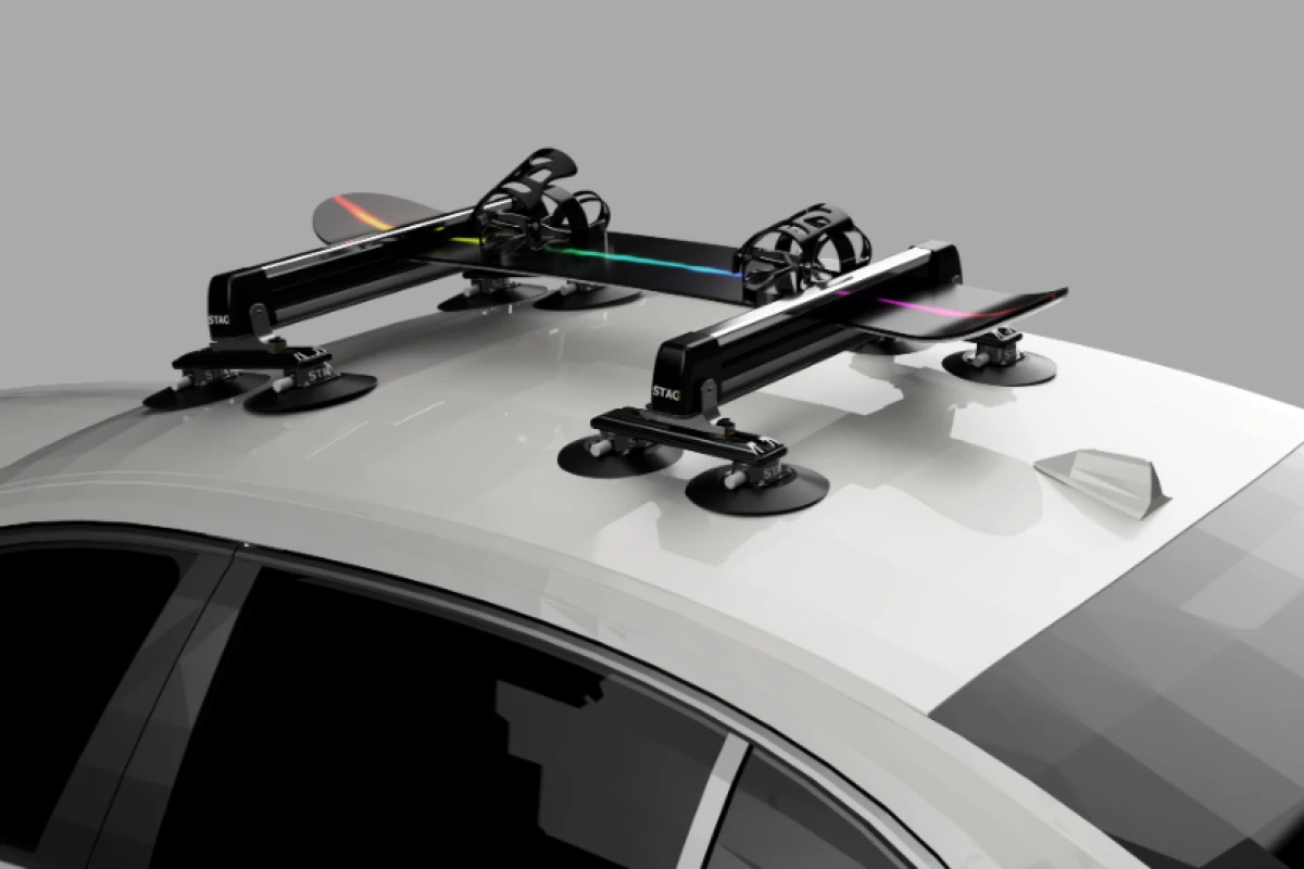 The Stag Rack system mounts in about two minutes