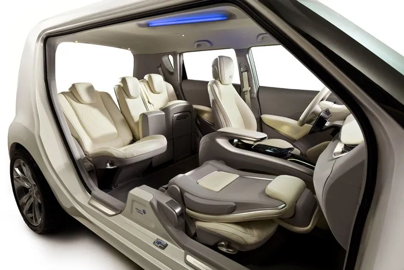 Johnson Controls' ie:3 demonstrator car is the company's showcase for new technologies in efficient, lightweight automotive interiors