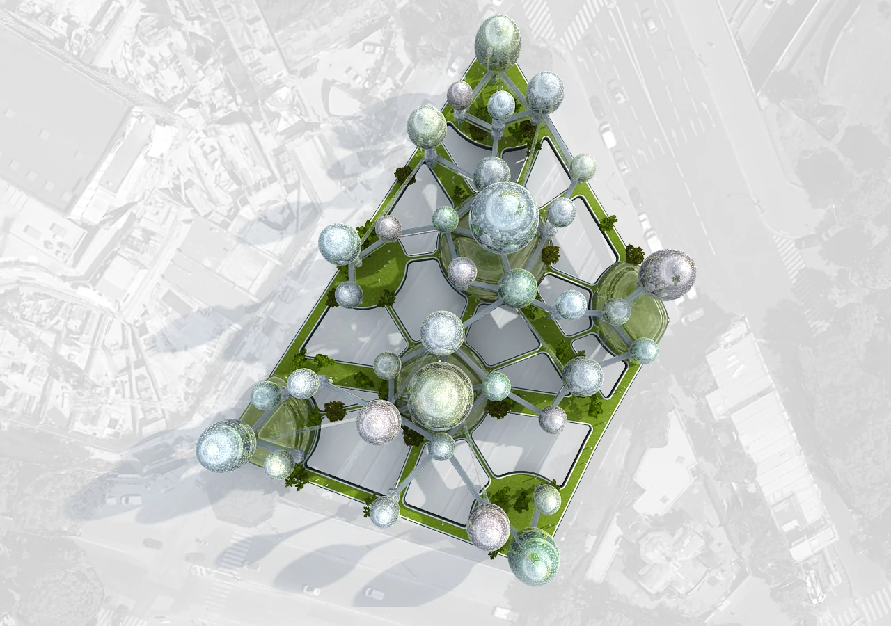 According to the firm, the buildings would comprise a mixture of residential units, office spaces, hotels, and commercial facilities(Image: Planning Korea)