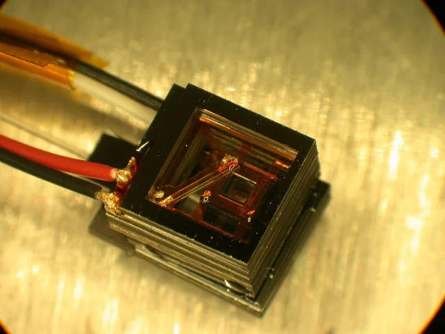 One of the NIST mini-sensors, capable of magnetically detecting a human heartbeat