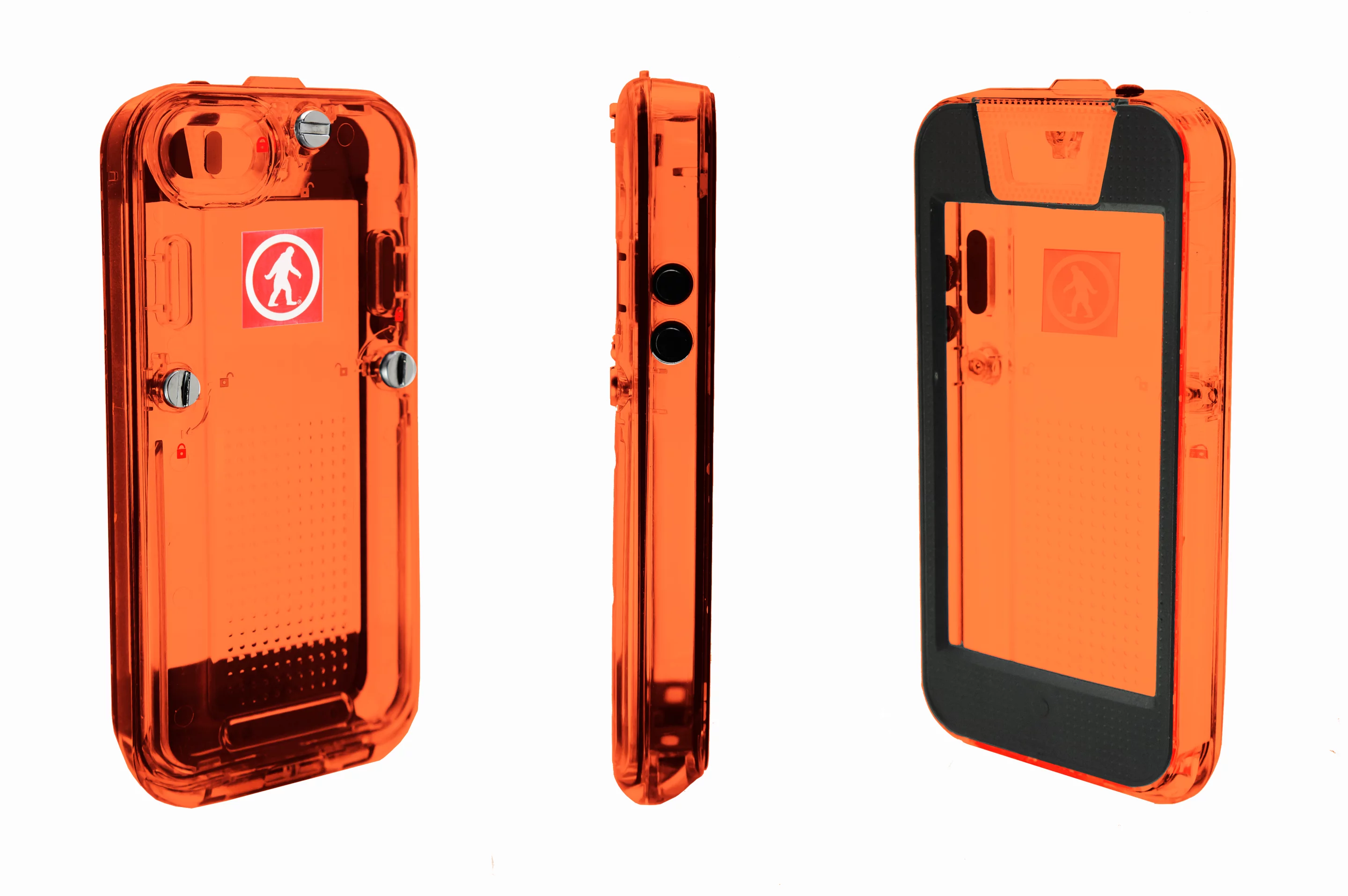 Once a phone is inside, it's still completely usable though, as the touch screen, buttons, and even charging port are still functional