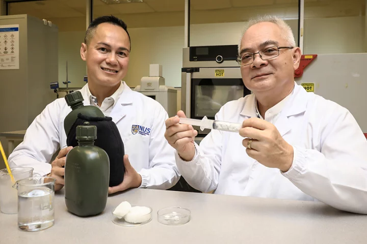 The cotton aerogel has been used to make canteen-insulating jackets and injectable capsules that stop wounds from bleeding – although it could have many other applications