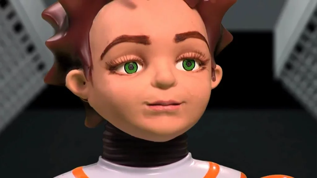 Zeno's head is made from a material called "frubber"