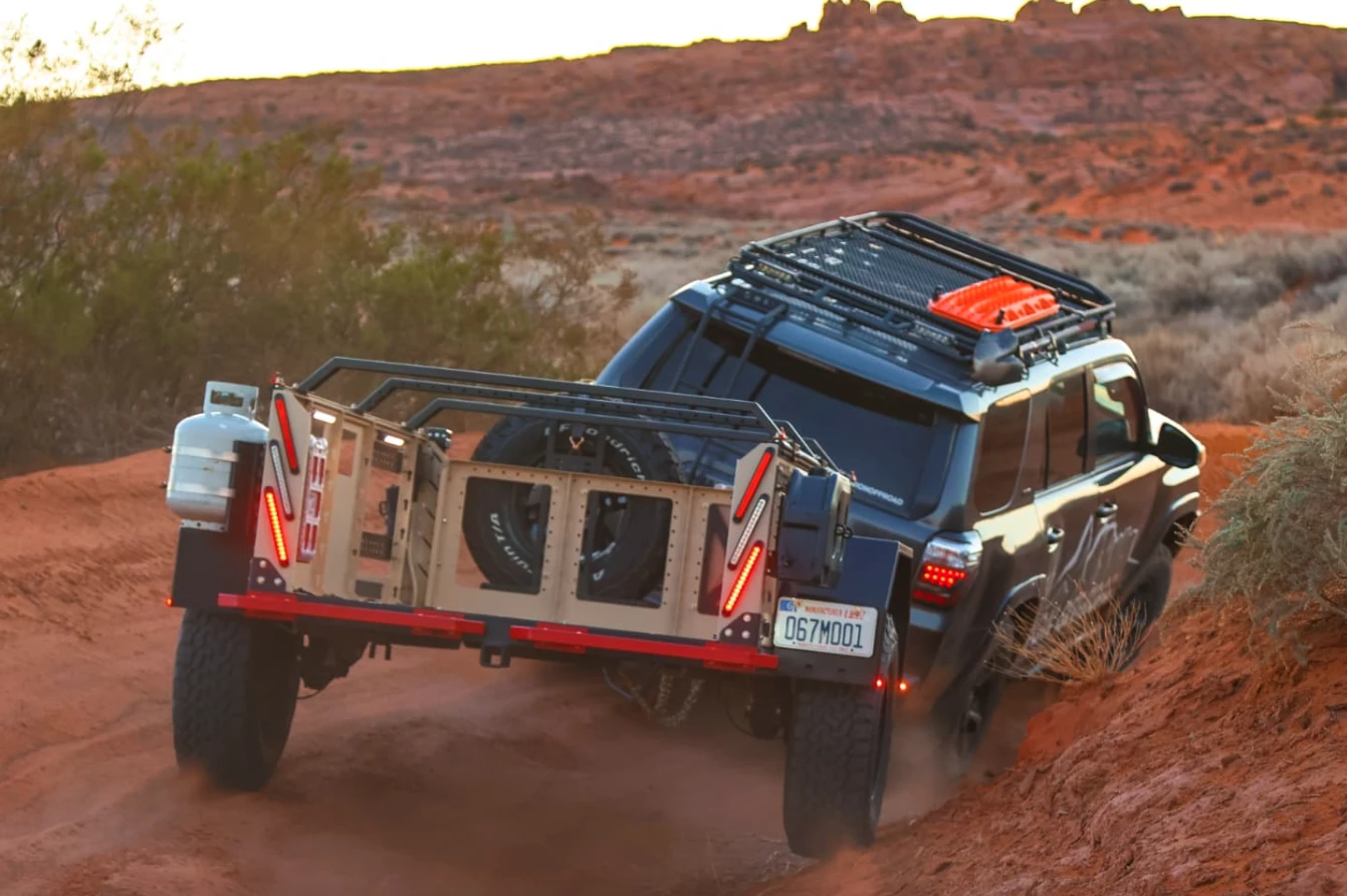 Zion Off-Road's location in Hurricane, Utah, just outside Zion National Park, provides a serious testing ground for off-road trailers