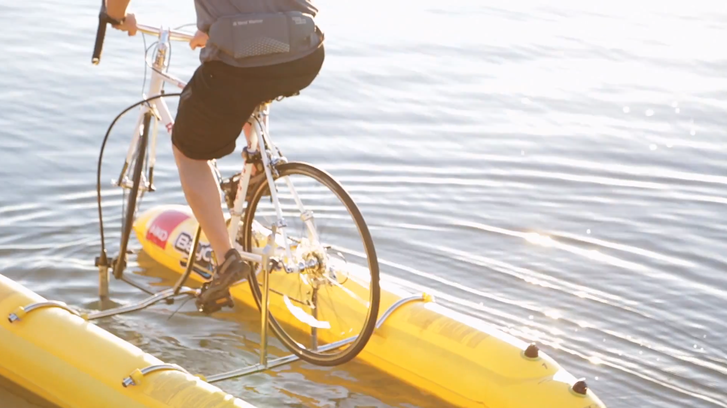 BayCycle bike kit puts commuters on the water