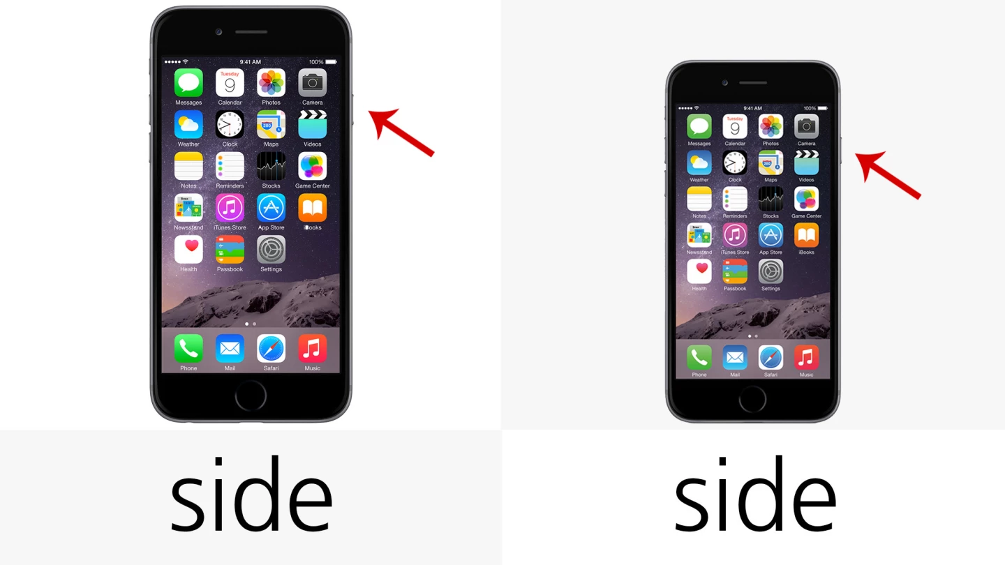 Power/sleep button location (row 1)