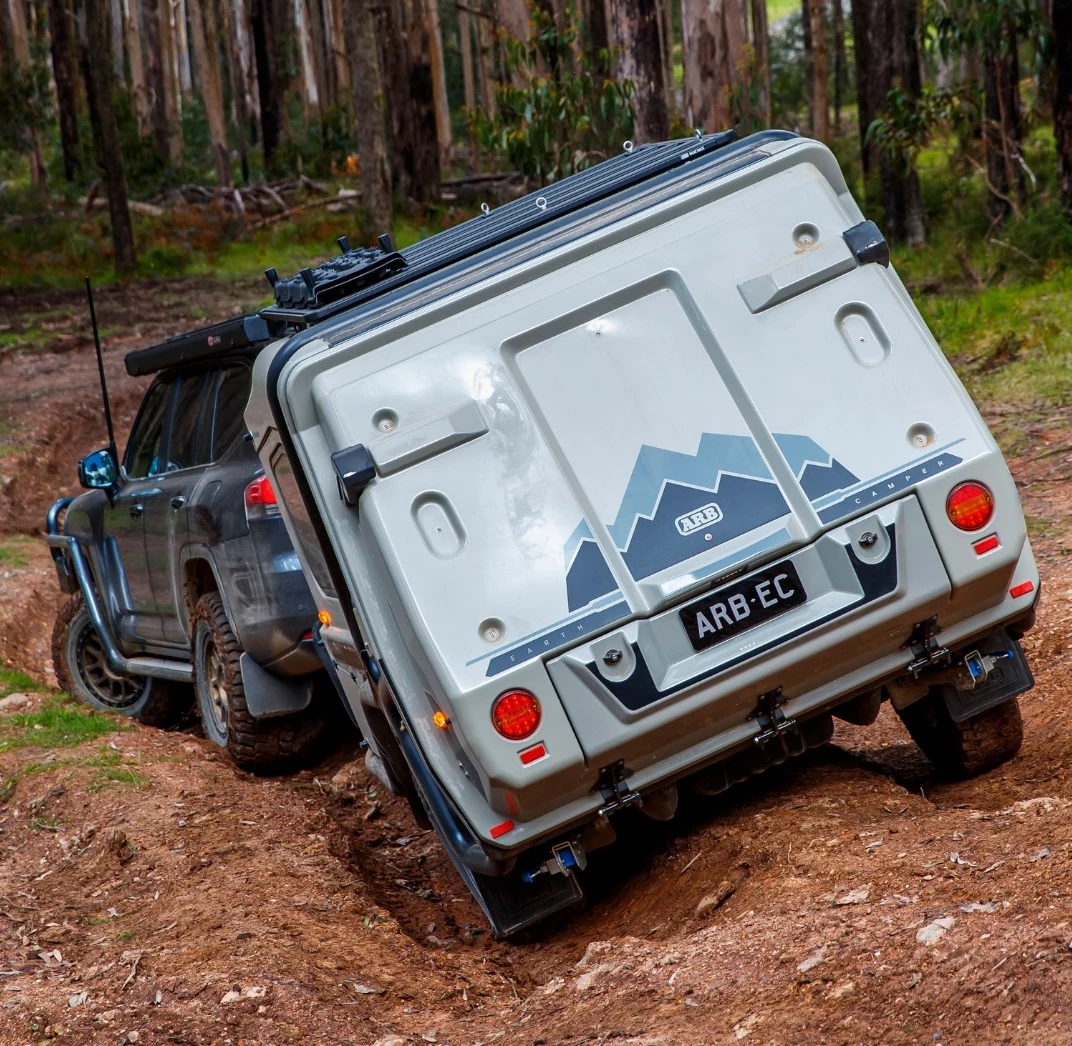 The ARB Earth Camper's suspension earns its stripes through the ruts