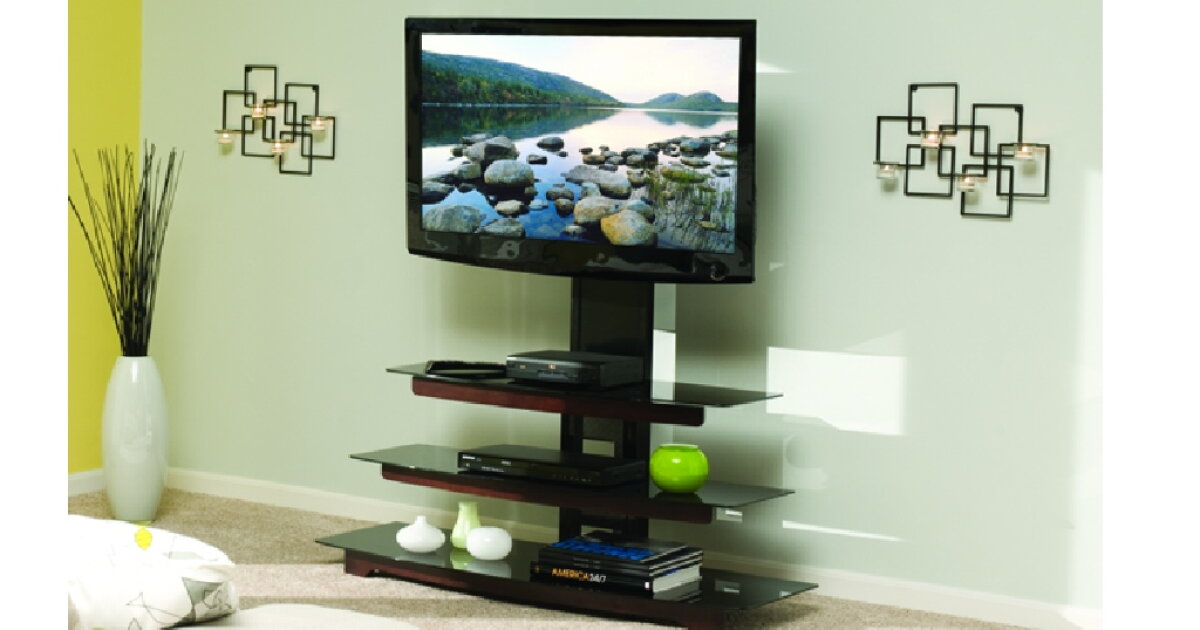 Sanus 'no drill' flat panel TV mount