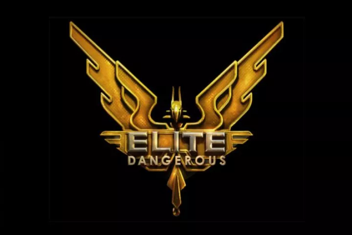 The preliminary logo for Elite: Dangerous, now being funded through Kickstarter