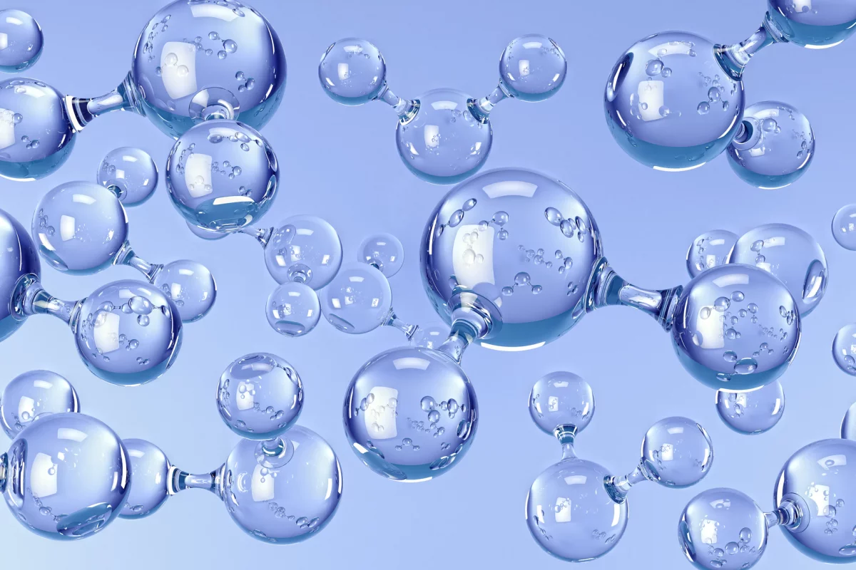 Scientists have imaged hydrogen and oxygen atoms coming together to form nanoscale water bubbles