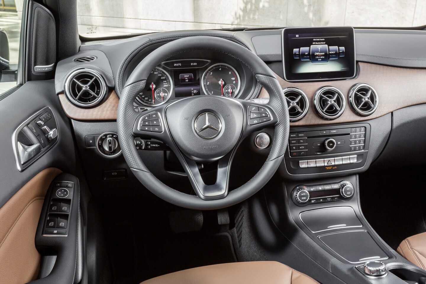 The car's trim depends on whether buyers go for the Style, Urban or AMG package