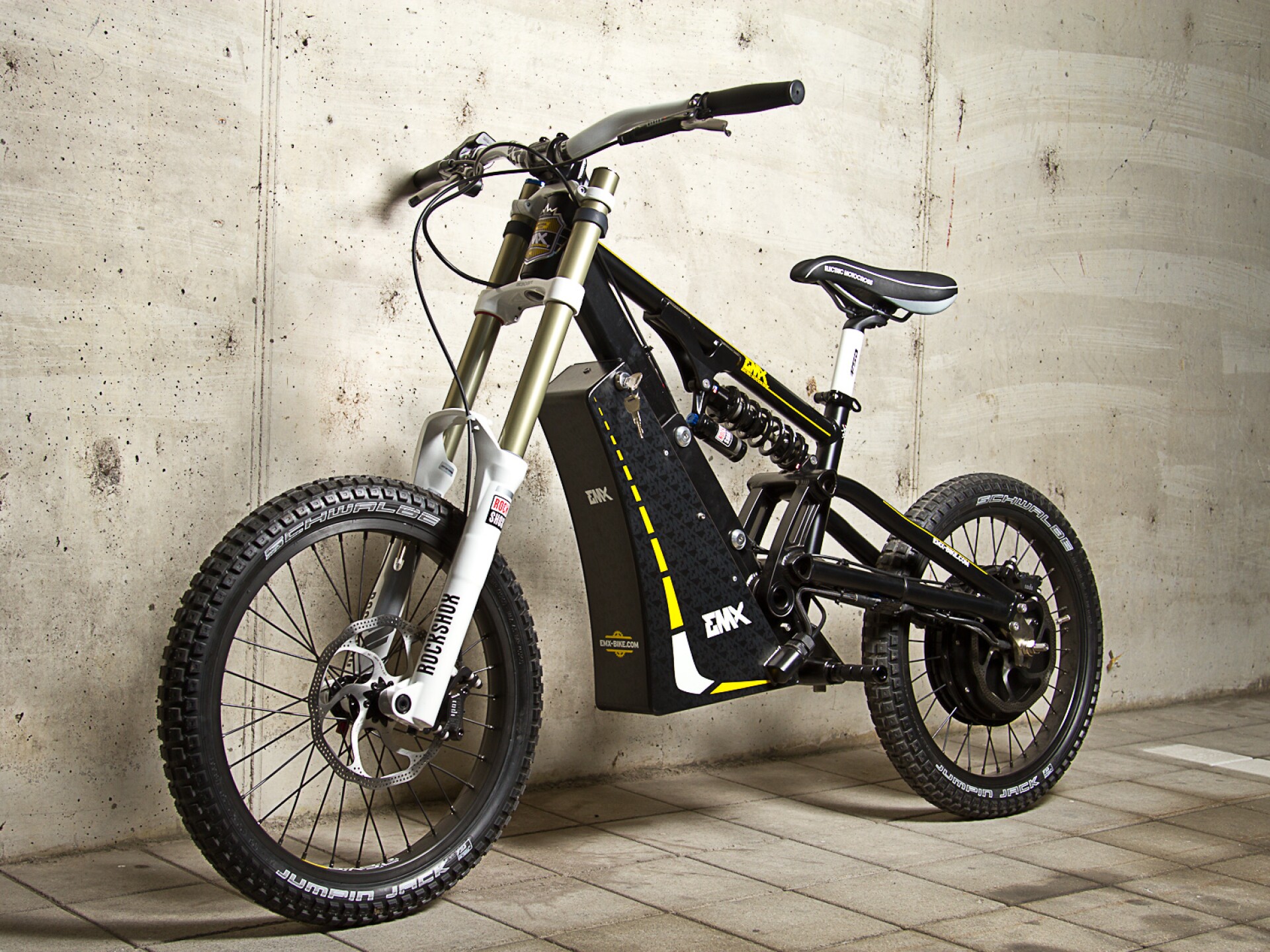 The garagebuilt EMX electric motocross soul in a mountain bike's body