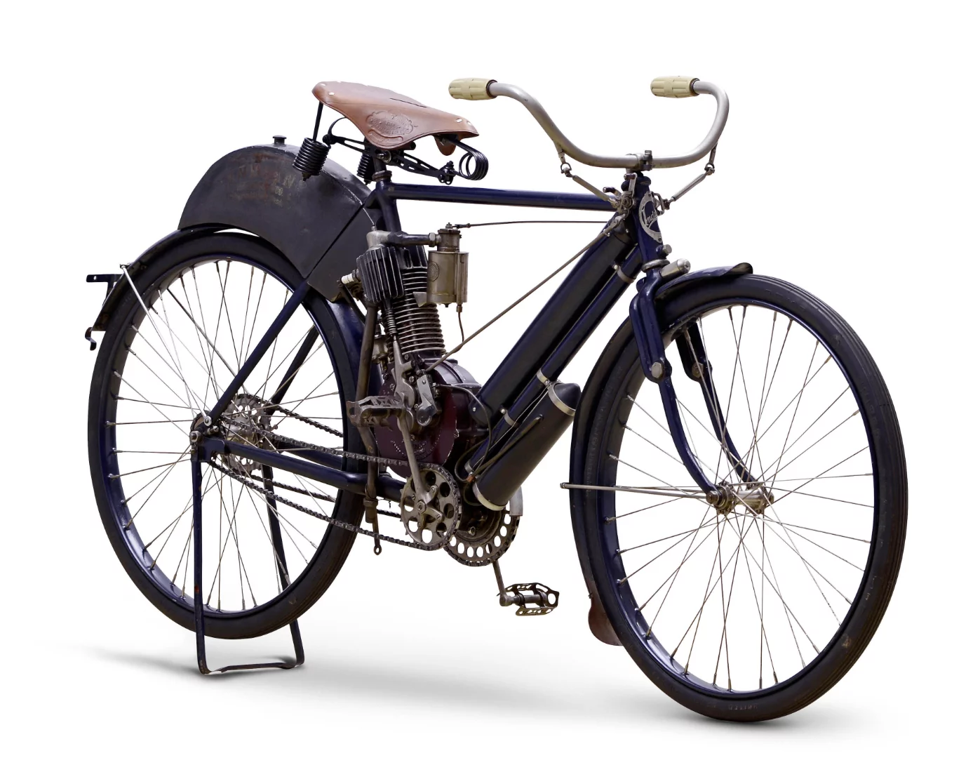 £40,250 ($62,144) - 1905 Indian 2¼hp 'Camel Back'Lot 14 at Bonhams Lonatti Collection held on 17 October, 2015Estimate: £28,000 - 36,000 ($43,000 - $55,000)